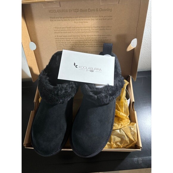 Kookaburra black suede slip-on - Picture 1 of 8